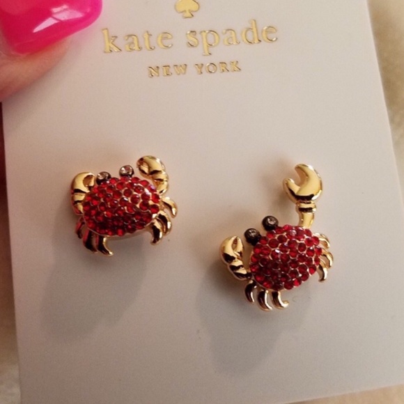 KATE SPADE • Shore Thing Crab Earrings 🔍 Crab - Picture 6 of 11